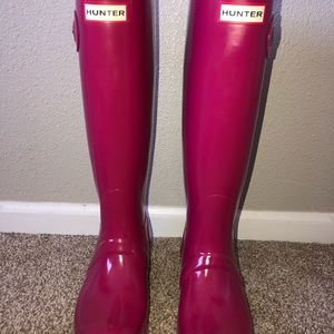 Pink Hunter Boots